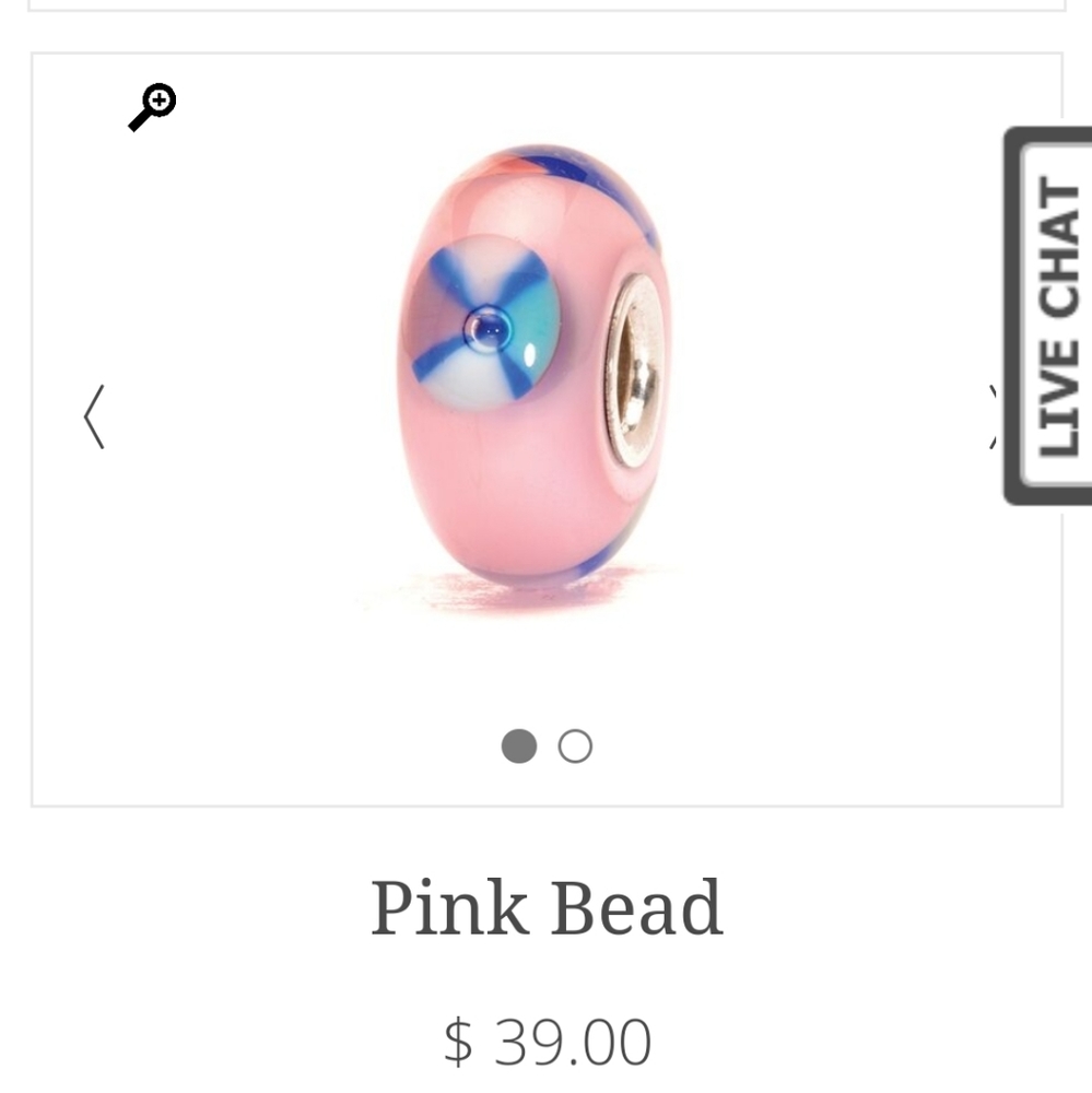 Trollbeads Pink Bead